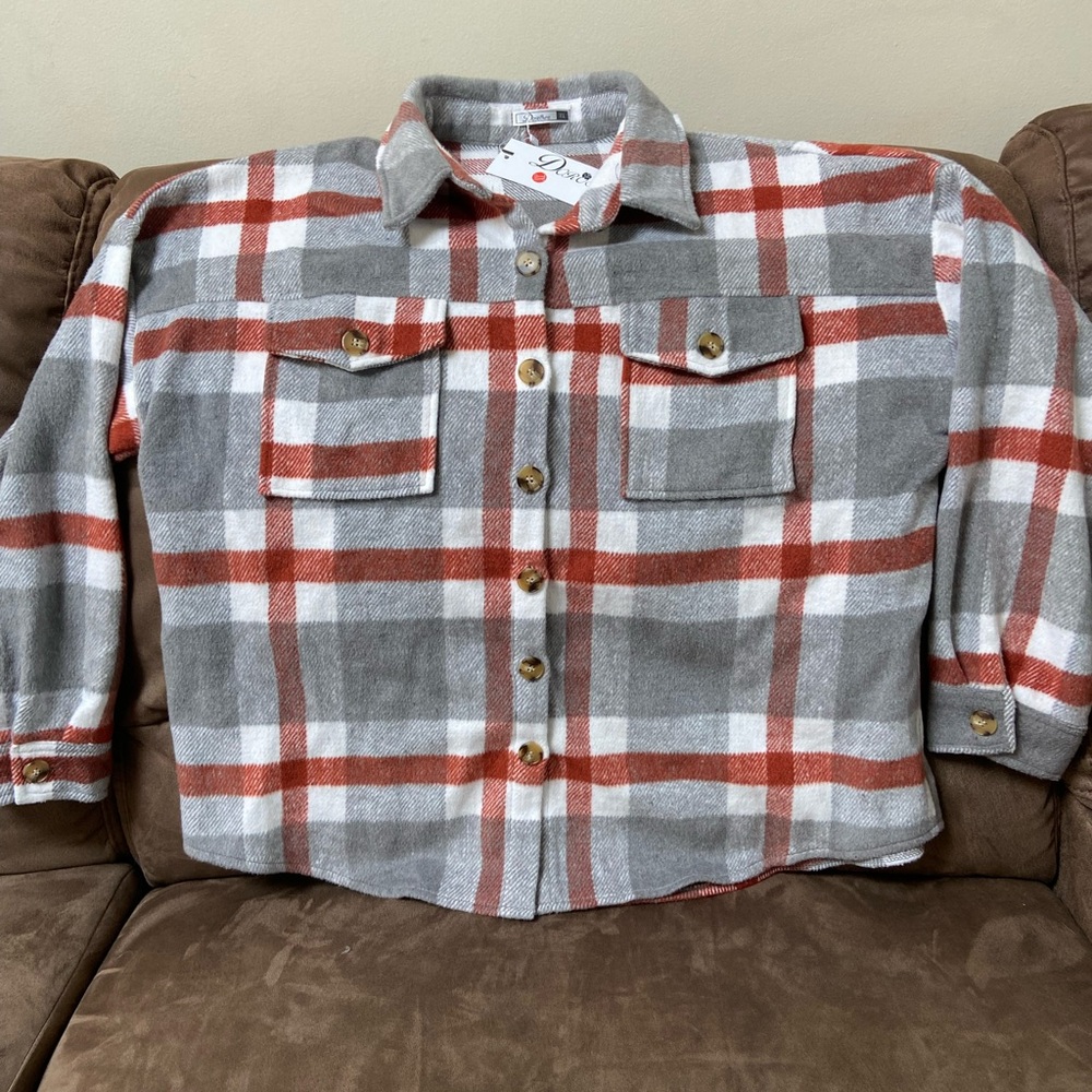 Dorose Womens Shacket; XL; NWT